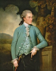 صورة لجون مورتلوك من كامبردج وقاعة أبينجتون ، جريت أبينجتون ، كامبريدجشاير ، 1779 (انظر 197912 للزوج)