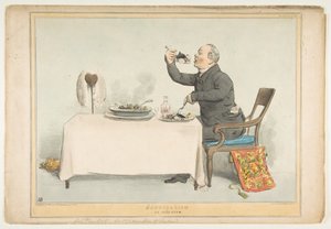 HCannibalism أو الحساء الأيرلندي ، 5 أغسطس 1833. بواسطة جون دويل