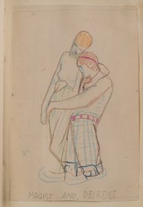 نواز وديردري (قلم رصاص) بواسطة جون دنكان