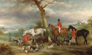 توماس ويلكينسون ، MFH ، مع Hurworth Foxhounds