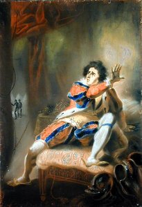جون فيليب كمبل (1757-1823) - شكسبير ريتشارد الثالث (باستيل على ورق) بواسطة جون إيكشتاين