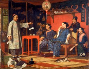 السيدات الصينيات يبحثن عن الفضول الأوروبي ، 1868