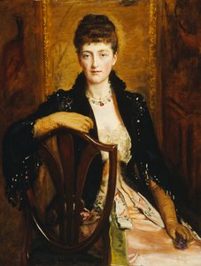 صورة لأليس صوفيا كارولين ستيوارت ورتلي ، ابنة الفنانة ، 1887 بواسطة جون ايفرت ميليس