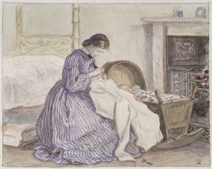 ستيوارت هاريسون الجبل الجليدي - الخياطة ، 1860 بواسطة جون ايفرت ميليس