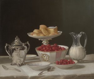 الحلوى الحياة الساكنة ، 1855