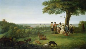 وان تري هيل ، غرينتش ، مع لندن في المسافة ، 1779
