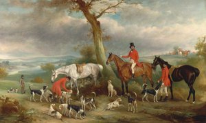 توماس ويلكينسون ، MFH ، مع Hurworth Foxhounds