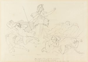 أثينا والرياح بواسطة جون فلاكسمان