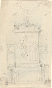 تصميم لمقبرة الدكتور جوزيف وارتون بواسطة جون فلاكسمان