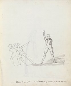 قرية. الملائكة ووزراء النعمة يدافعون عنا! 1783 (قلم ، حبر وغسل على ورق) بواسطة جون فلاكسمان