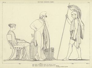 هيكتور يتلاشى باريس بواسطة جون فلاكسمان