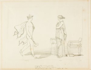 عطارد وكاليبسو بواسطة جون فلاكسمان