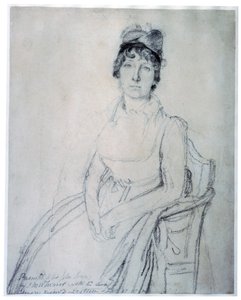 رسم تخطيطي لإليزا سوان ، c.1800 بواسطة جون فلاكسمان