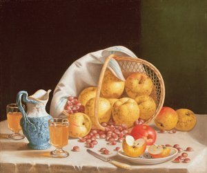 لا تزال الحياة مع التفاح الأصفر ، 1858 بواسطة جون فرانسيس