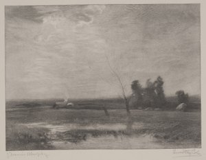 بعد الظهر في Lowlands ، طباعة قام بها تيموثي كول (1852-1931)
