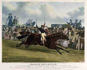 'Charles XII' و 'Euclid' ، الحرارة الحاسمة لسباق سانت ليجيه العظيم في دونكاستر بواسطة جون فريدريك هيرينج الأب