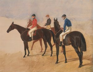 شقوق Steeplechase: ألن ماكدونو على امرأة سمراء ، وتوم أوليفر عند الخصم ، وجيم ماسون في اليانصيب بواسطة جون فريدريك هيرينج
