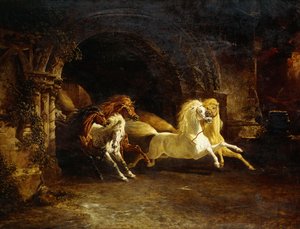 خيول دنكان ، 1842 بواسطة جون فريدريك هيرينج الأب