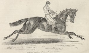 "الانكسار" ، الفائز بجائزة "The Oaks" ، من "أخبار لندن المصورة" ، 7 يونيو 1845 بواسطة جون فريدريك هيرينج الأب