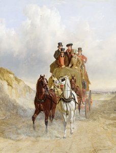 مدرب البريد الملكي على الطريق ، 1841 بواسطة جون فريدريك هيرينج الأب