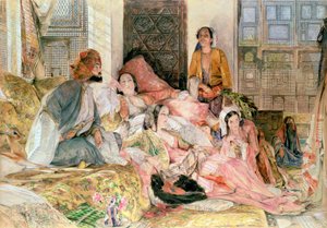 الحريم حوالي 1850 بواسطة جون فريدريك لويس