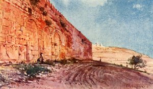 بيت المقدس. - البوابة الثلاثية لمنطقة المعبد 1902.