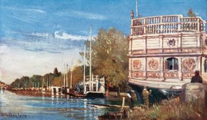 نهر إيزيس (طباعة حجرية ملونة) بواسطة جون فوليلوف