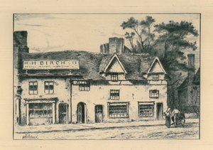 منازل قديمة ، شارع الشمال ، ولفرهامبتون ، من المجلد "Remnants Of Old Wolverhampton". الأرقام 1-37 ، نُشرت عام 1880