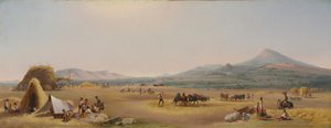 الحصاد في كامبانا الرومانية ، 1868.