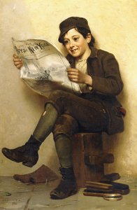 الأولاد "نيويورك ، 1886 بواسطة جون جورج براون