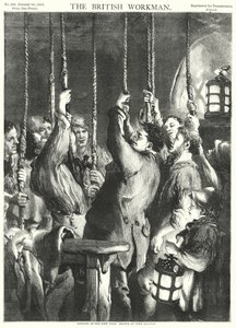 Ringing in the New Year (engraving) بواسطة جون جيلبرت