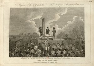 إعدام ماري أنطوانيت في 16 أكتوبر 1793 ، 1793-1794. بواسطة جون جولدار