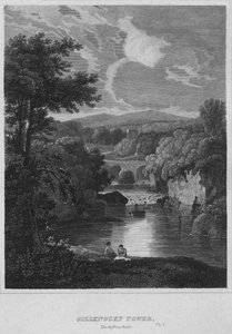 برج جيلكنوكي ، دنفرشاير ، 1814 بواسطة جون جريج
