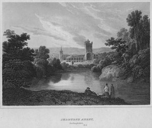 دير جيدبيرغ ، روكسبيرشاير ، 1814 بواسطة جون جريج