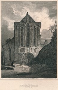 الجبهة الغربية لدير Lanercost. كمبرلاند ، 1814 بواسطة جون جريج