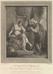 بانديتي في السوق ، 9 نوفمبر 1780. بواسطة جون هول
