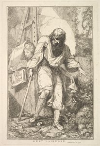 جيرارد لايرسي من كتاب Fifteen Etchings المخصص للسير جوشوا رينولدز ، 8 ديسمبر 1778. بواسطة جون هاميلتون مورتيمر