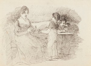 صبي يحمل الصوف ، 1843 بواسطة جون هاردن