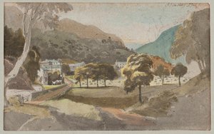 الحقول خارج Brathay ، 1812 (مرحاض على ورق) بواسطة جون هاردن