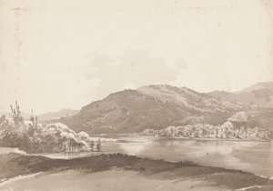السيد Curwen&39;s Grecian Lodge ، بحيرة Windermere (مرحاض على ورق) بواسطة جون هاردن