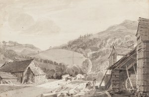 Skelwith ، 1821 (مرحاض على ورق) بواسطة جون هاردن