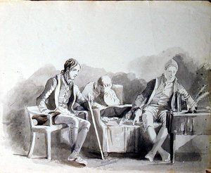 منزعج (حبر على ورق) بواسطة جون هاردن