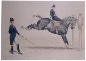 La Croupade aux Piliers (مرحاض ، طباشير على ورق) بواسطة جون هارينجتون بيرد