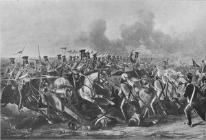 تهمة الملكات السادس عشر التي تمتلك لانسر في معركة عليوال ، 28 يناير 1846 ، 1847 1909