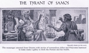 يعود رسول من Oroetus بقصص عن ثروات متقلبة ، حوالي 1950 بواسطة جون هاريس فالدا