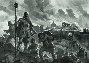 إيفان الأسود أضرم النار في Zhabliak ، 1484 بواسطة جون هاريس فالدا