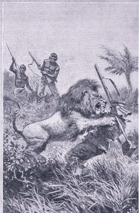 نهاية Livingstone ، Newnes Pictorial Knowledge التي نشرتها Newnes ، حوالي 1950 (litho) بواسطة جون هاريس فالدا