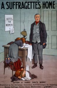 صفحة Suffragettes الرئيسية - J. Hassall - Poster ، القرن العشرين