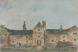 Ellis Davy's Almshouses، Croydon، Surrey، c1800