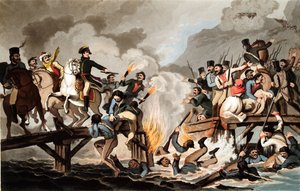 عبور نابليون الأول والجيش الفرنسي نهر بيريزينا في نوفمبر 1812